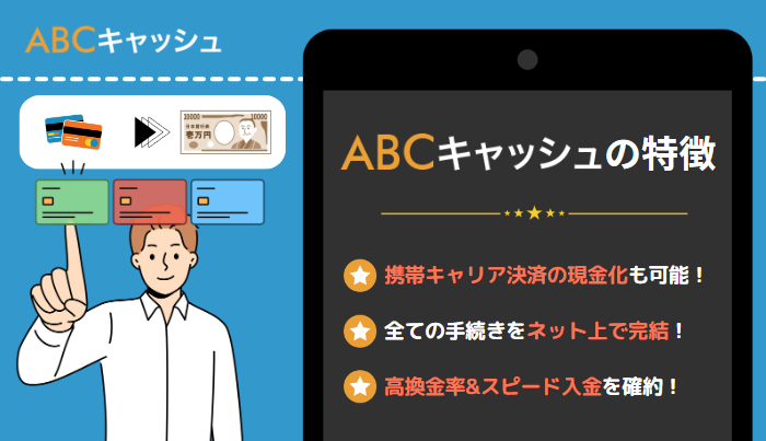 abcキャッシュが誇る3つのユニークな特徴!