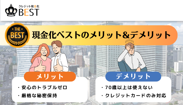 現金化ベストで現金化するメリット・デメリットは?