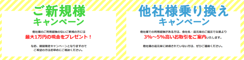 プレミアムのキャンペーン